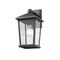 Z-Lite Beacon 1 Light Outdoor Wall Sconce, Black & Clear Beveled 568S-BK - alternate 4